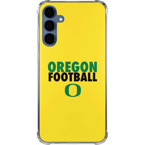 University of Oregon Ducks Football Galaxy A55 5G Clear Case