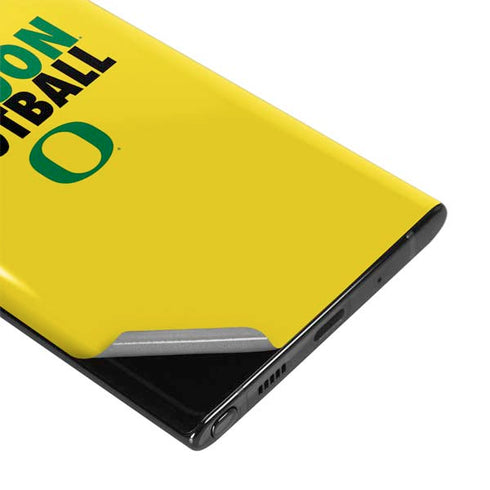 University of Oregon Ducks Football Galaxy Note 10 Plus Skin