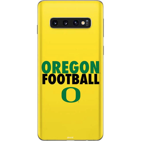University of Oregon Ducks Football Galaxy S10 Skin