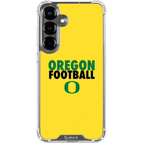 University of Oregon Ducks Football Galaxy S26 Clear Case