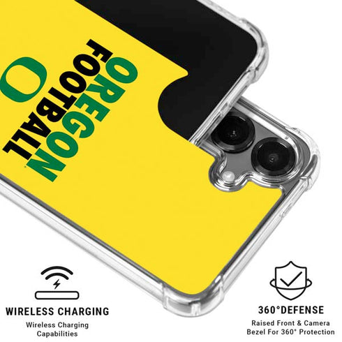 University of Oregon Ducks Football Galaxy S26 Clear Case