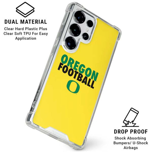 University of Oregon Ducks Football Galaxy S26 Ultra Clear Case