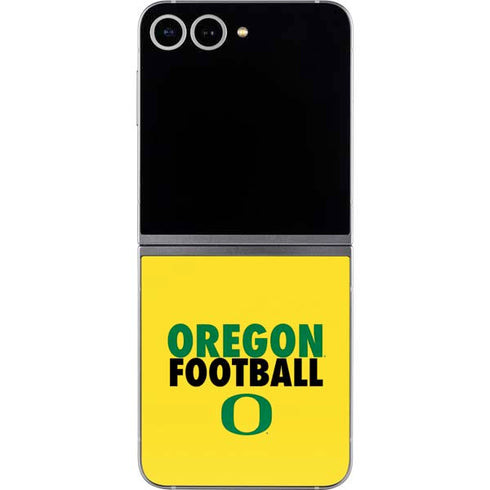 University of Oregon Ducks Football Galaxy Z Flip6 Skin