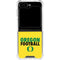 University of Oregon Ducks Football Galaxy Z Flip6 Clear Case