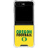 University of Oregon Ducks Football Galaxy Z Flip6 Clear Case