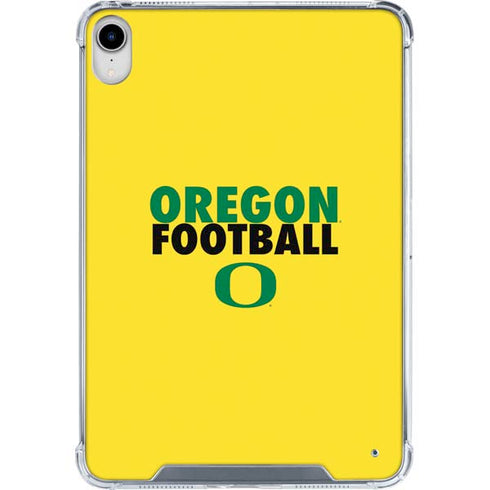 University of Oregon Ducks Football iPad 11th Gen (2025) Clear Case