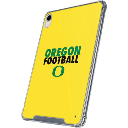 University of Oregon Ducks Football iPad 11th Gen (2025) Clear Case