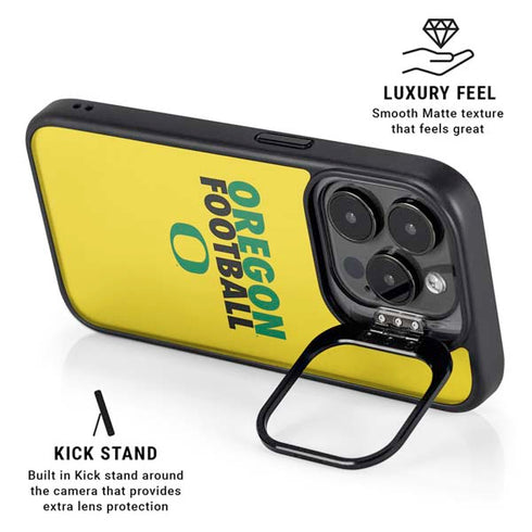 University of Oregon Ducks Football iPhone 14 Pro Kickstand Case