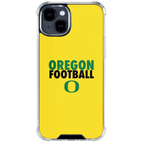 University of Oregon Ducks Football iPhone 15 Clear Case
