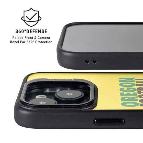 University of Oregon Ducks Football iPhone 15 Plus Kickstand Case