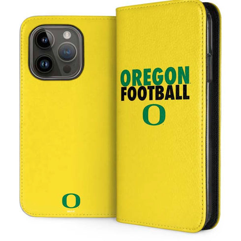 University of Oregon Ducks Football iPhone 15 Pro Folio Case