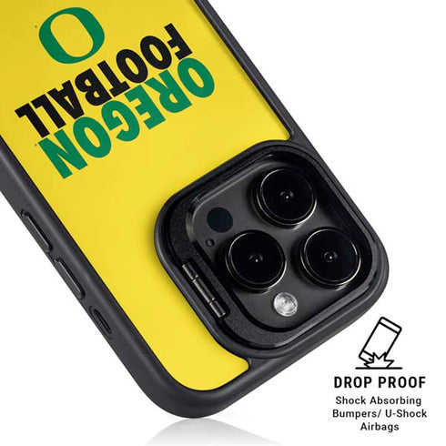 University of Oregon Ducks Football iPhone 15 Pro Max Kickstand Case
