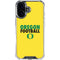 University of Oregon Ducks Football iPhone 16 Plus Clear Case