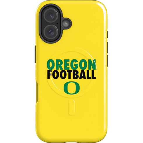 University of Oregon Ducks Football iPhone 16 Plus Magsafe Impact Case