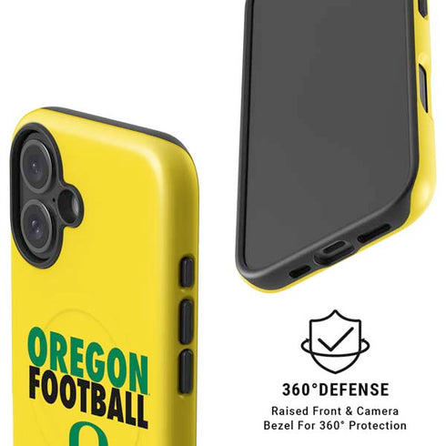 University of Oregon Ducks Football iPhone 16 Plus Magsafe Impact Case