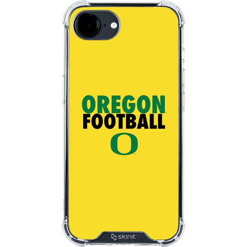 University of Oregon Ducks Football iPhone 16e Clear Case