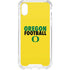 University of Oregon Ducks Football iPhone XS Clear Case