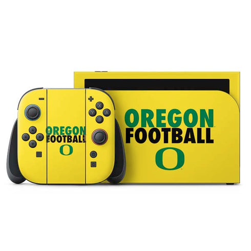University of Oregon Ducks Football Nintendo Switch 2 (2025) with Joy-Con Skin