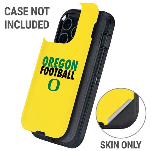 University of Oregon Ducks Football Otterbox Defender iPhone Skin