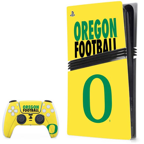 University of Oregon Ducks Football PS5 Pro Bundle Skin