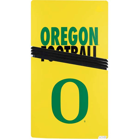 University of Oregon Ducks Football PS5 Pro Console Skin