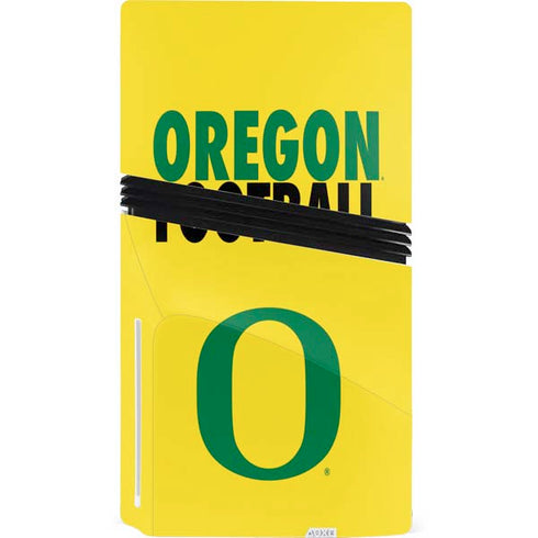 University of Oregon Ducks Football PS5 Pro Disk Console Skin
