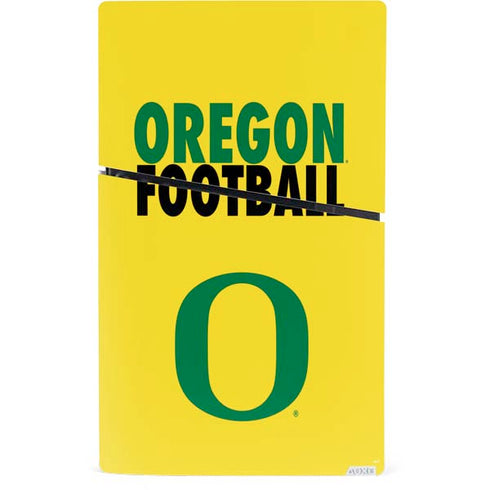 University of Oregon Ducks Football PS5 Slim Digital Edition Console Skin