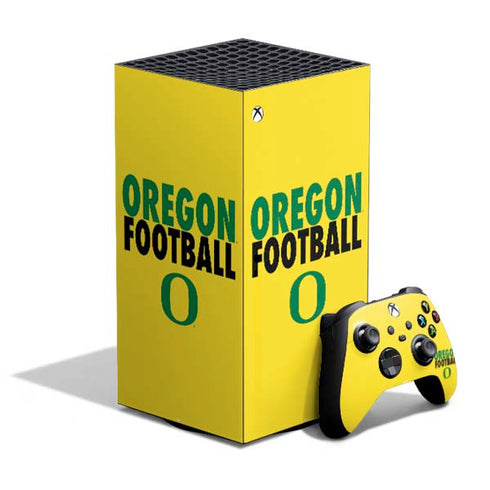 University of Oregon Ducks Football XBox Series X Digital Edition Bundle Skin