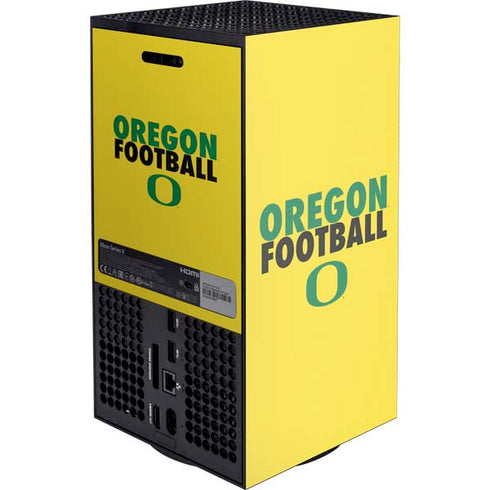 University of Oregon Ducks Football XBox Series X Digital Edition Console Skin