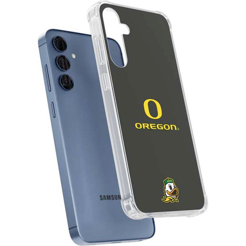 University of Oregon Ducks Galaxy A55 5G Clear Case