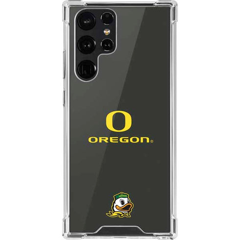 University of Oregon Ducks Galaxy S22 Ultra Clear Case