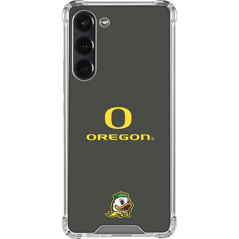 University of Oregon Ducks Galaxy S24 FE Clear Case