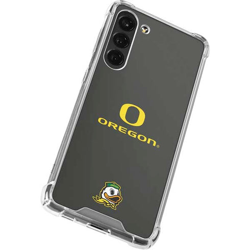 University of Oregon Ducks Galaxy S24 FE Clear Case