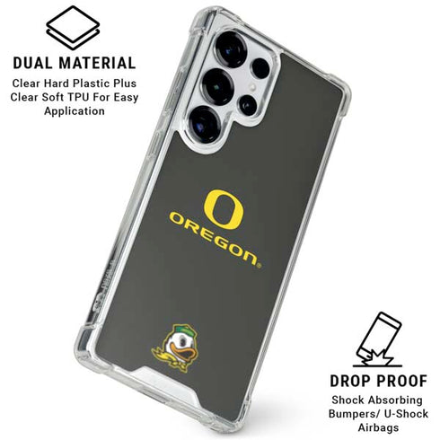 University of Oregon Ducks Galaxy S25 Ultra Clear Case