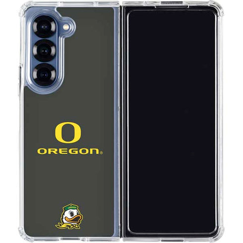 University of Oregon Ducks Galaxy Z Fold6 Clear Case