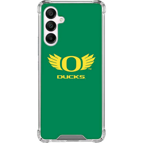 University of Oregon Ducks Green Galaxy A16 5G Clear Case