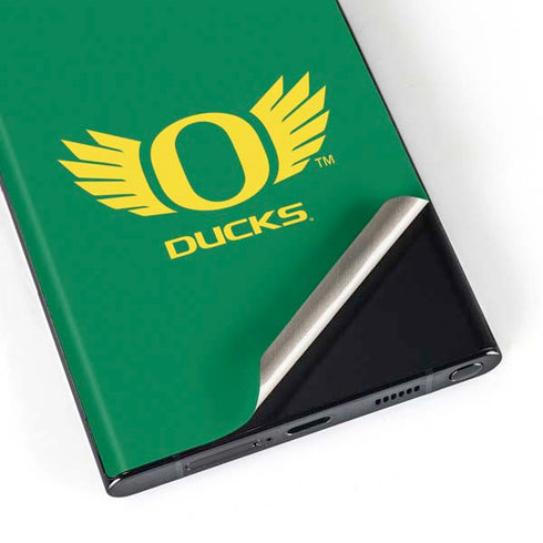 University of Oregon Ducks Green Galaxy Skins