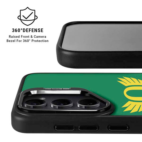 University of Oregon Ducks Green Galaxy S25 Kickstand Case