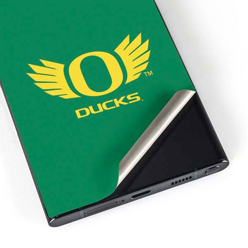 University of Oregon Ducks Green Galaxy S25 Ultra Skin