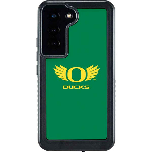 University of Oregon Ducks Green Galaxy S24 Waterproof Case