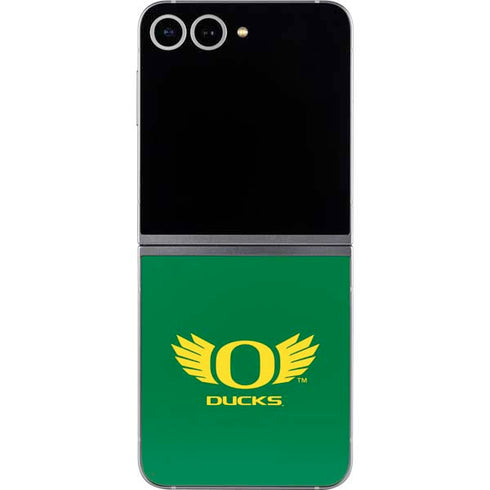 University of Oregon Ducks Green Galaxy Z Flip6 Skin