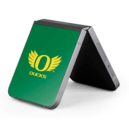 University of Oregon Ducks Green Galaxy Z Flip6 Skin