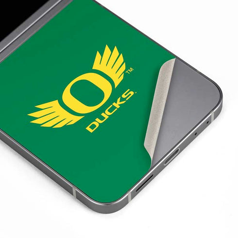 University of Oregon Ducks Green Galaxy Z Flip6 Skin