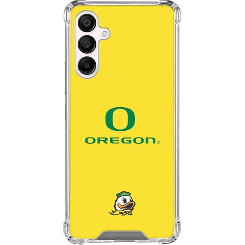 University of Oregon Ducks Green Gradient Galaxy A16 5G Clear Case