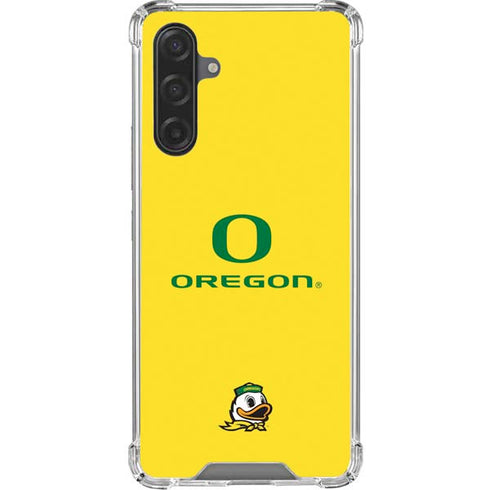 University of Oregon Ducks Green Gradient Galaxy A17 Clear Case