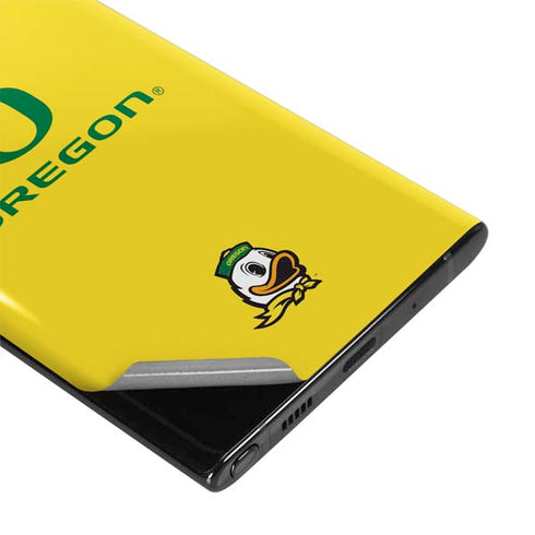 University of Oregon Ducks Green Gradient Galaxy Note 10 Plus Skin