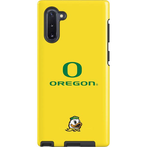 University of Oregon Ducks Green Gradient Galaxy Cases