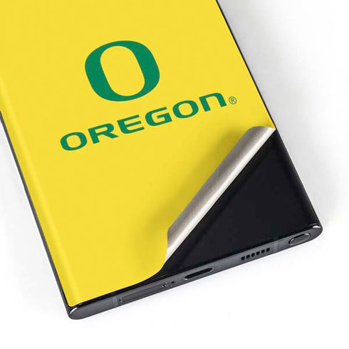 University of Oregon Ducks Green Gradient Galaxy Skins