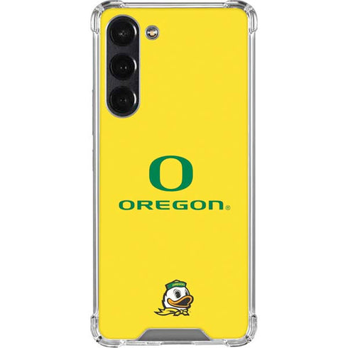 University of Oregon Ducks Green Gradient Galaxy S24 FE Clear Case
