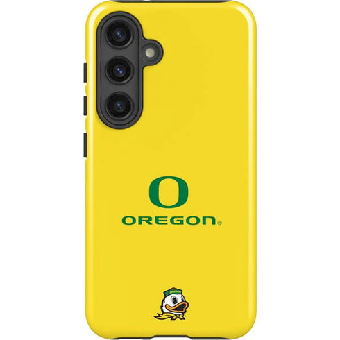 University of Oregon Ducks Green Gradient Galaxy S25 Impact Case